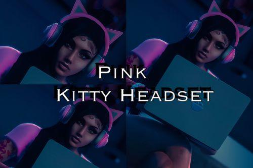 Pink Kitty Headset