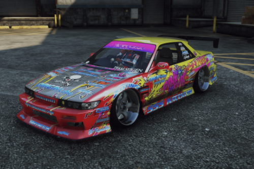 PinkStyle x C’s garage 2017 Paintjob for Cereal's Nissan S13