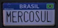 Placa brasileira Mercosul (Brazilian License Plate)