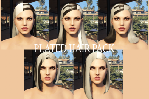 Plated Hair Pack for MP Female