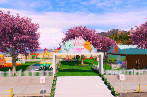 Playground Sakuras Park [YMAP / FiveM]