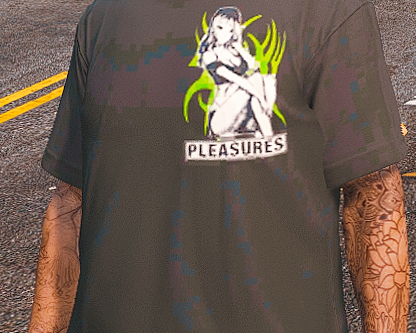 "PLEASURES" T-Shirt for MP Male