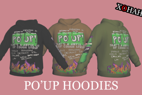 PO'UP Pullover Hoodie Pack for MP Male