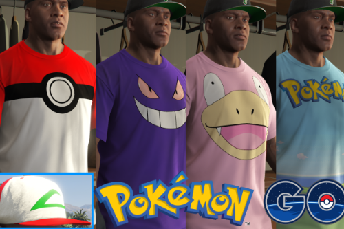 Pokemon Go T-Shirt Pack + Cap