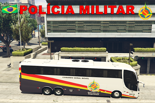 POLICE BUS - ÔNIBUS COMANDO MÓVEL PMDF (BRASIL)