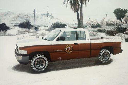 Police Dodge Ram 1500 [ Snow | Replace ]