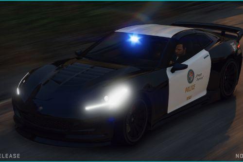 Police Invetero Coquette [Add-On / FiveM | Extras | Tuning | Call Sign System] 