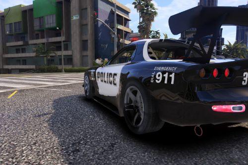 Police Mazda RX7 [Add-On | Template | RHD]