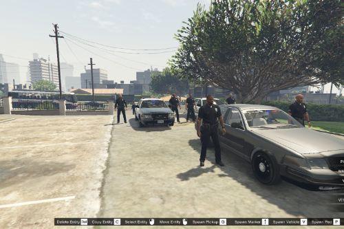 Police officer funeral Scene 