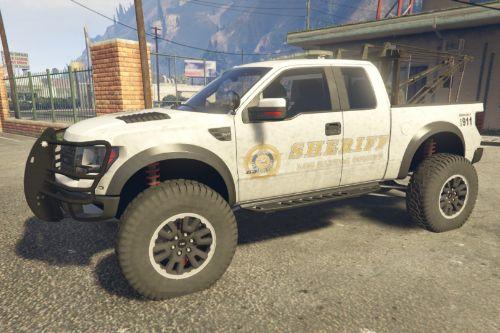 Police Raptor Lifted Towtruck ADD-ON version
