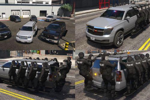 Police Riot Control Unit Transporter  [Add-on]