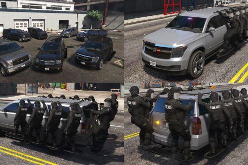 Police Riot Control Unit Transporter  [Add-On]