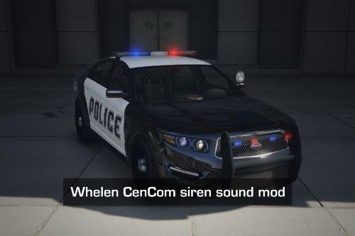Police siren mod - Whelen CenCom