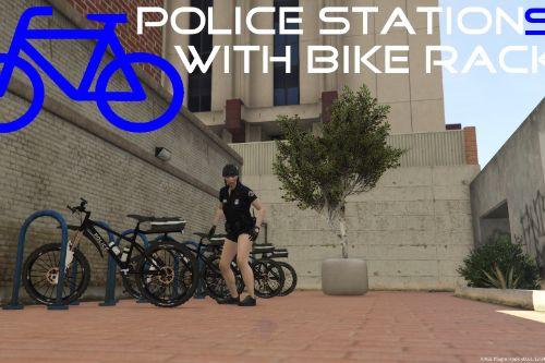 Police Stations with bike racks