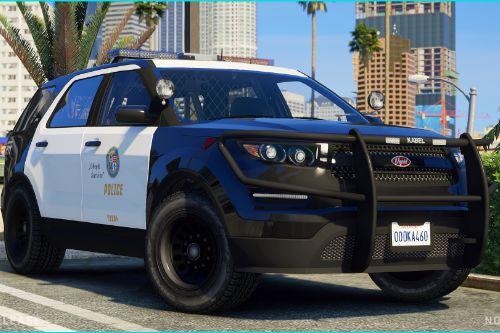 Police Vapid Scout [Add-On / FiveM | Extras | Tuning | Call Sign System | Rotating Spotlights]