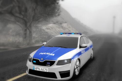 Polska Policja  Škoda Octavia (Polis Police)