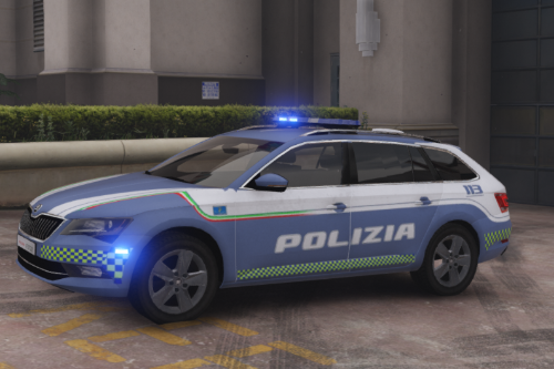 Polizia Stradale - Skoda Superb