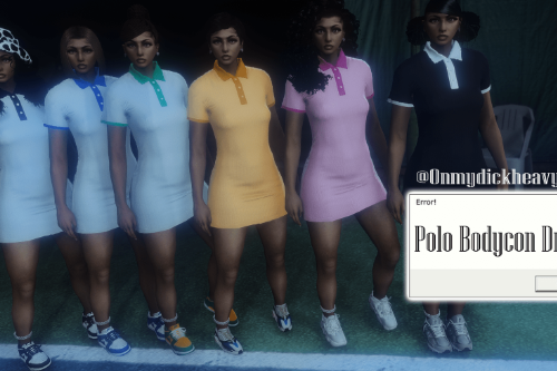 Polo Bodycon Dress for MP Female