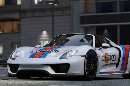 Porsche 918 Spyder---MARTINI（Update）【4K】