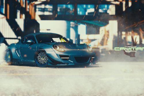 Porsche Cayman Rocketbunny [Replace]