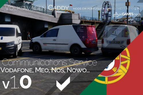 Portuguese Communications Service - Volkswagen Caddy Cargo [Replace | Addon | Livery | All 4 Doors Open]