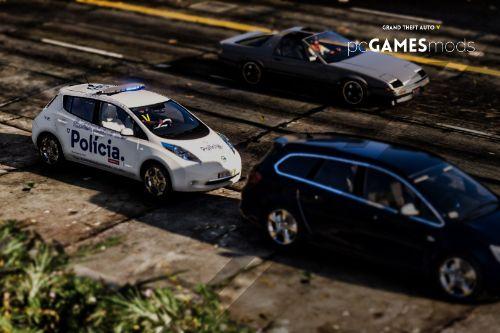 Portuguese - Porto Municipal Police - Traffic Brigade - Nissan Leaf [ AddOn / Livery / Non-Els ]