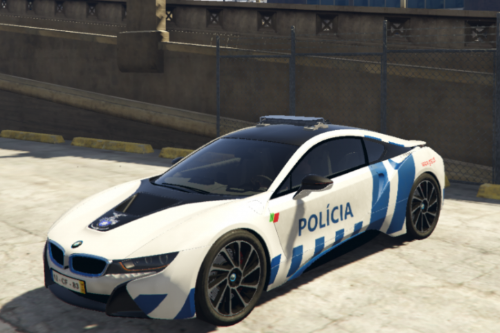 Portuguese Public Security Police (PSP) - BMW i8 [Add-On | Template]