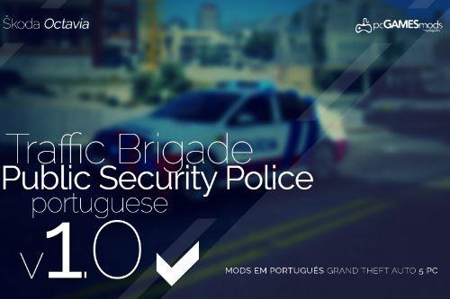 Portuguese Public Security Police - Škoda - Transit Version [Replaced - Police3]