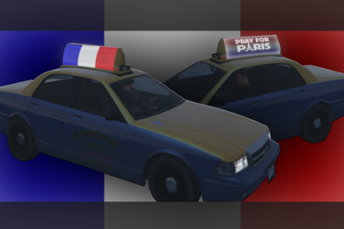 Pray for Paris - Taxi Ads