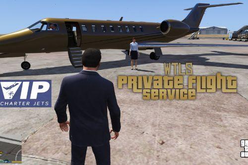 Private Flight Service (Private Jet as Passenger)