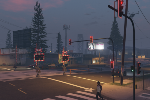 [PROP PACK] [OIV] [REPLACE] UK TRAFFIC LIGHT AND LEVEL CROSSING PACK