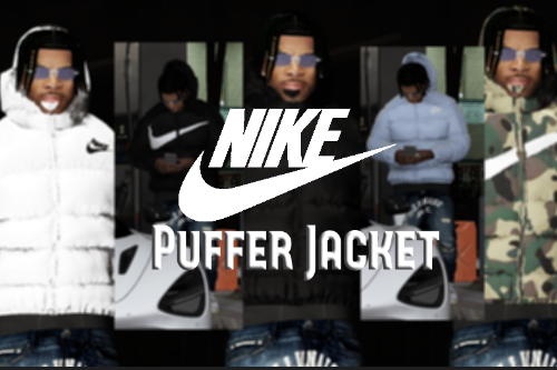 Puffer Jacket Nike For Franklin .