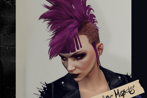 Punk Mohawk Hair for MP Female 