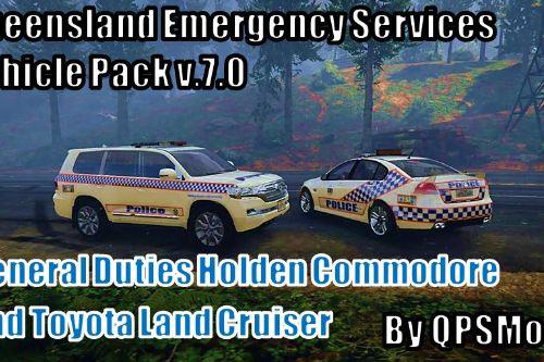 Queensland (Australia) Emergency Services Vehicle Pack