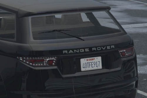 Range Rover badges for Baller