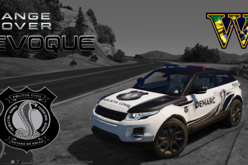Viatura Polícia Civil DENARC GO Range Rover Evoque - Brazilian Narcotics Police car