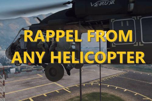 Rappel from Any Helicopter and Air Support