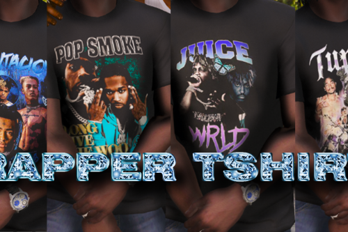 Rapper T-Shirt Pack For MP Male