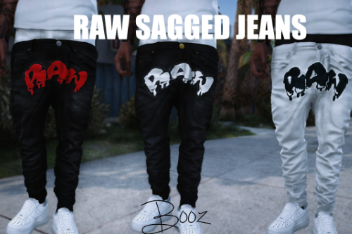 RAW Sagged Jeans for SP/MP