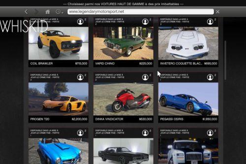 Real Cars for Legendary Motorsport Website 