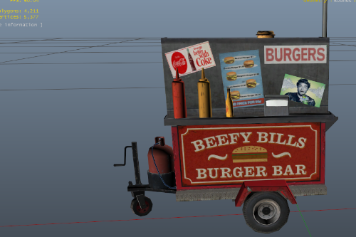 Real-Life Burger and Hotdog Stands
