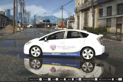 Real Los Angeles Security Prius Livery