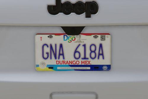Real Mexico & Guatemala License Plates Pack  [Addon & Replace]