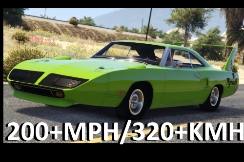 Realistic Downforce Handling For 70 Superbird by RossD