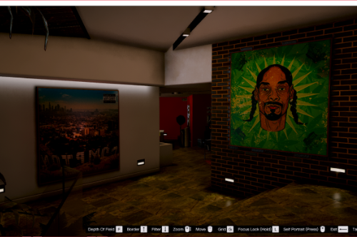 Realistic Hip Hop Posters/Textures for Frankin's House