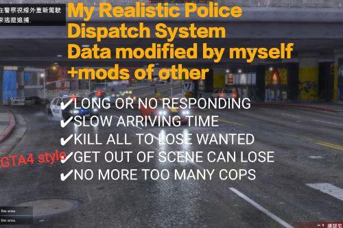 Realistic Police Dispatch System(Modified Police and crime rebalanced))