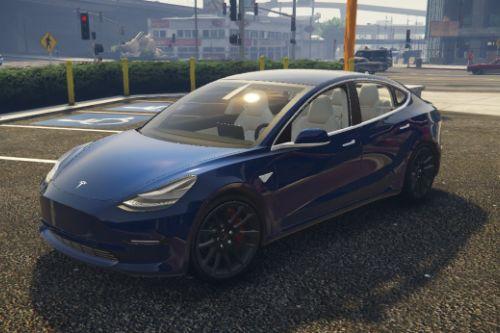 Realistic Tesla Model 3 2017 Handling