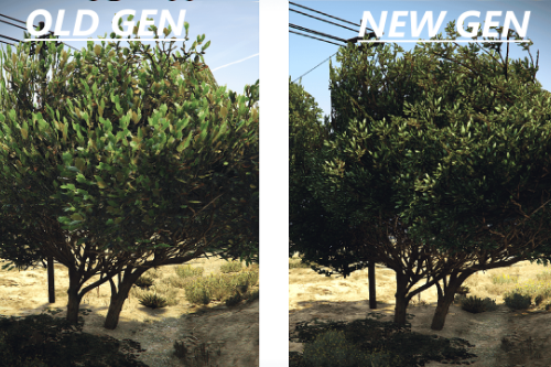 Realistic Vegetation (New Gen Tree Models with Darker Shadows)