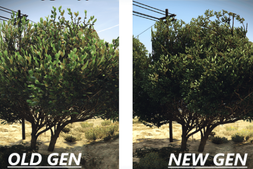 Realistic Vegetation (New Gen Tree Models with Darker Shadows)