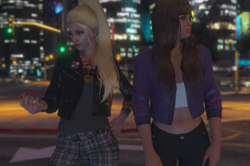 Recolored leather jacket for MP female